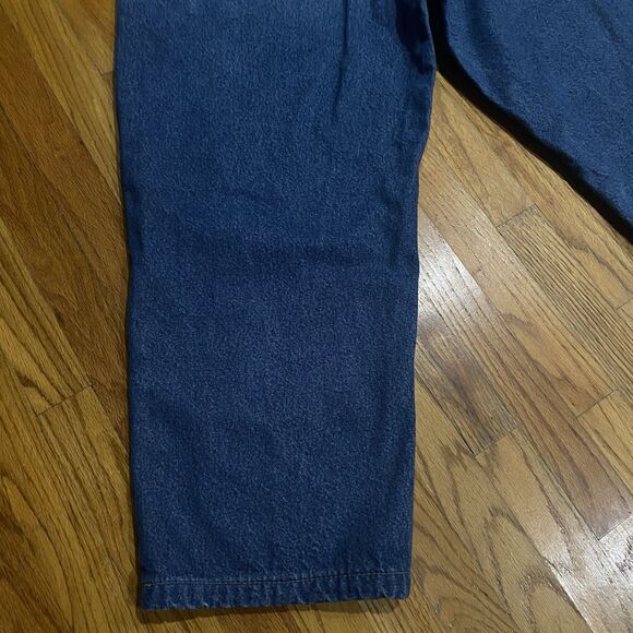 Men's Carhartt Relaxed Fit Denim Jeans Flannel Lined 46x30 Extra Warm Workwear - Picture 7 of 16